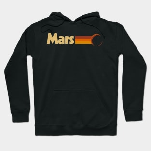 Mars Vintage Space Red Planet Hoodie